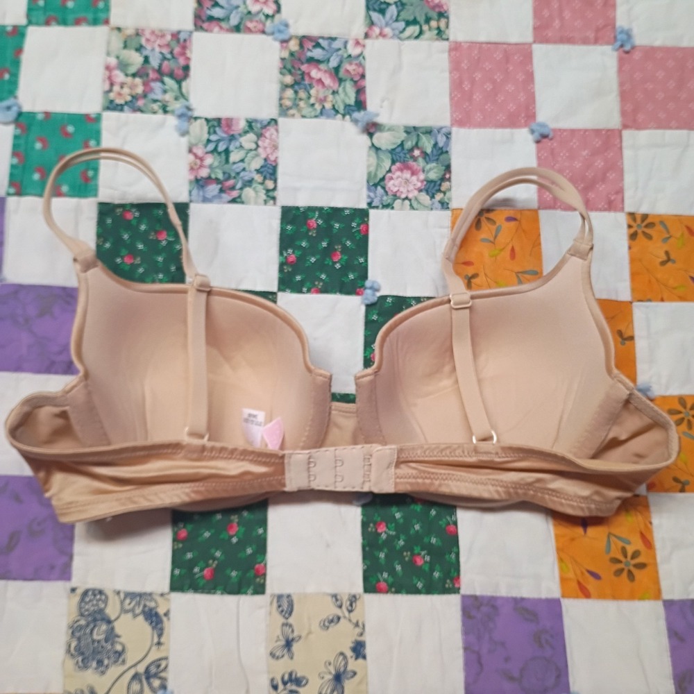 Victoria Secret Solid Beige 36B T Shirt Bra Underwired - Picture 2 of 6